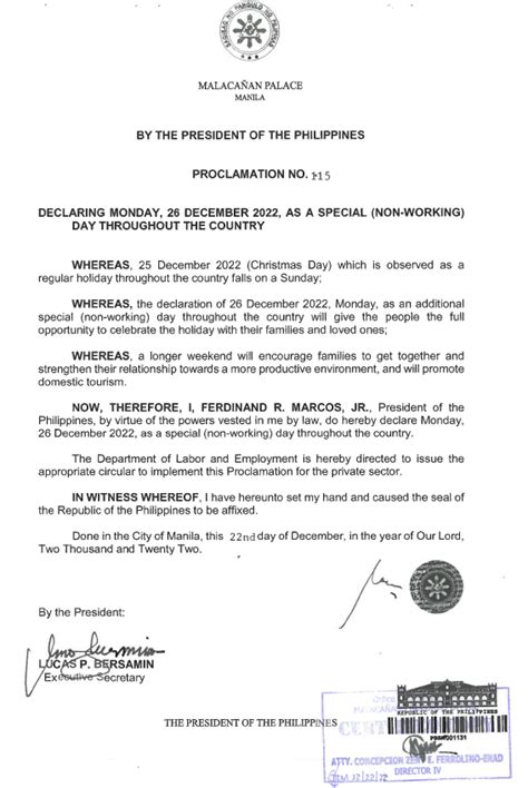 davao city portal payroll 2023|PROCLAMATION NO. 11 Series of .